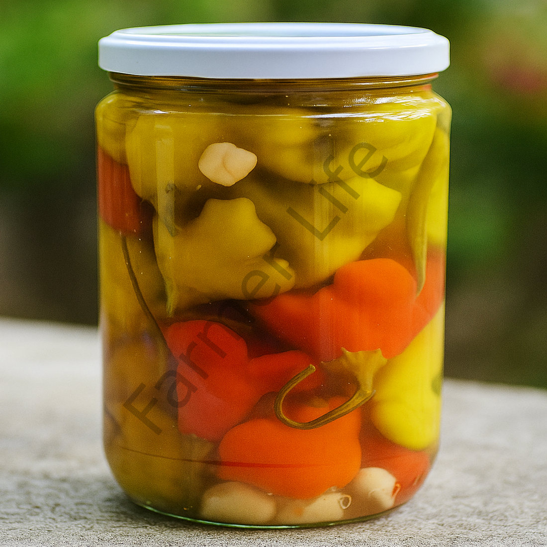 Doğal Gül biberi Turşusu 660 cc