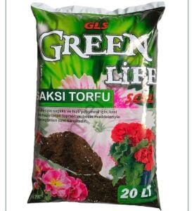 Green Life Soil Saksı Torfu 20 LT