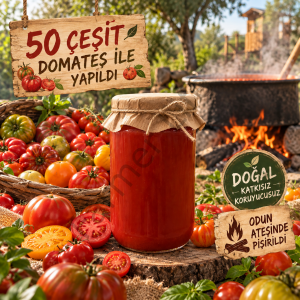 Odun Ateşinde Doğal Domates Sosu 660cc