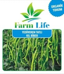 Yediveren Tatlı Kıl Biber Tohumu (200 Tohum)