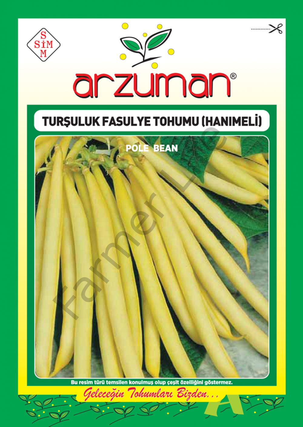Fasulye Tohumu Hanımeli 25 gr